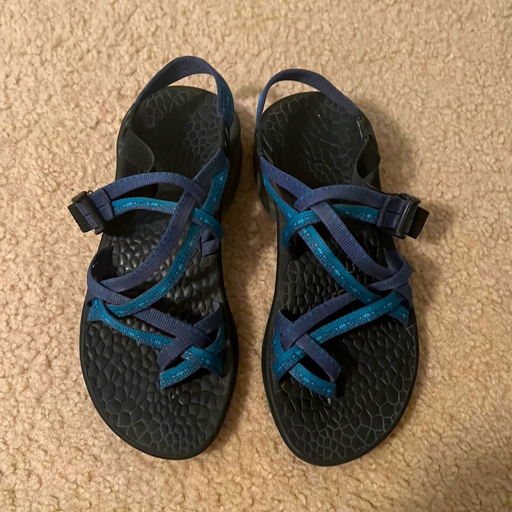 Chaco Blue Double Strap Sandal